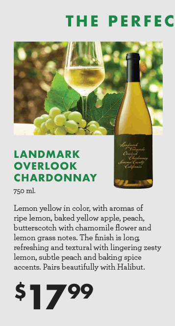 Landmark Overlook Chardonnay - 750 ml. - $17.99