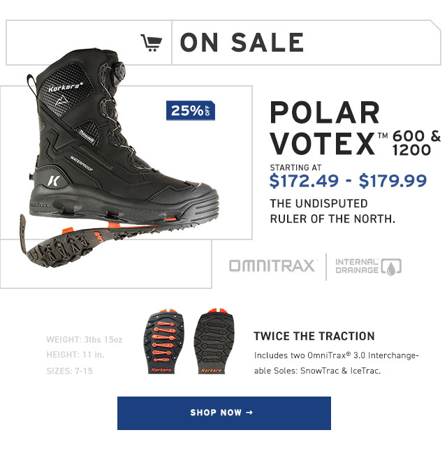 Shop Korkers Polar Vortex Outdoor Boots - 25% OFF Leap Day Flash Sale - Start Shopping
