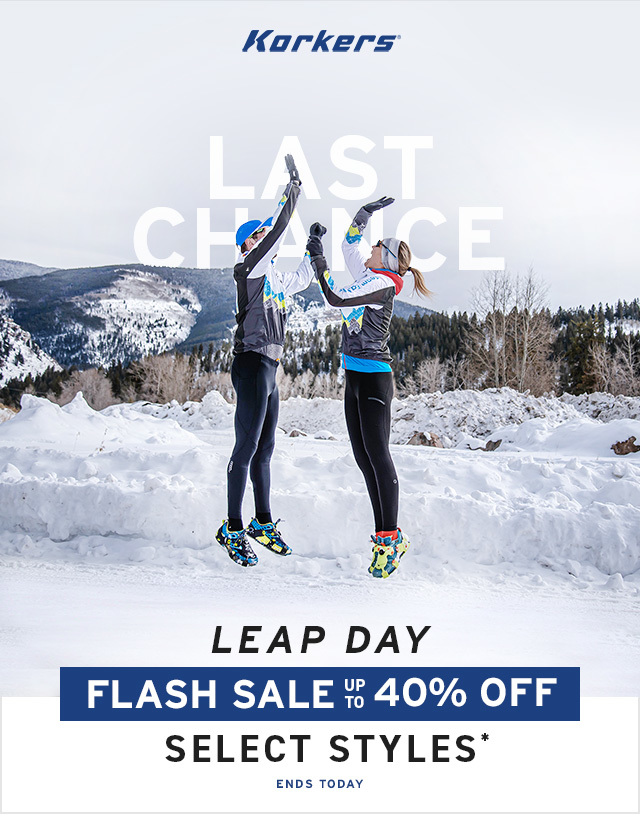Get up to 40% off on select winter footwear - ENDING TODAY