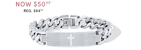 Men's Lord's Prayer Bracelet, Now $50.99