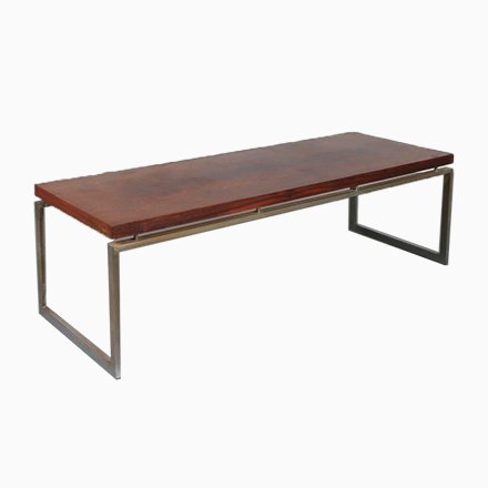 Image of Rosewood Rectangular Coffee Table, 1960s
