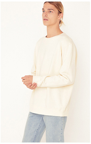 Basic Crew Pullover Natural | Assembly Label