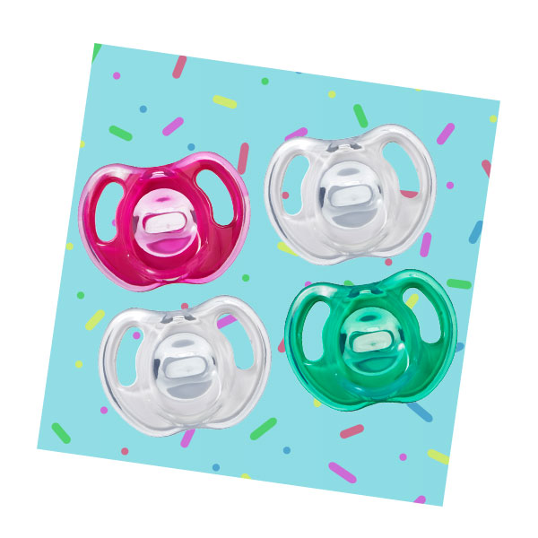 Ultra-light Silicone Pacifier  18-36 months    Was $15.99  Now $11.19*