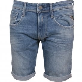 Jeans Slim-Fit Anbass Denim Shorts, Medium Blue