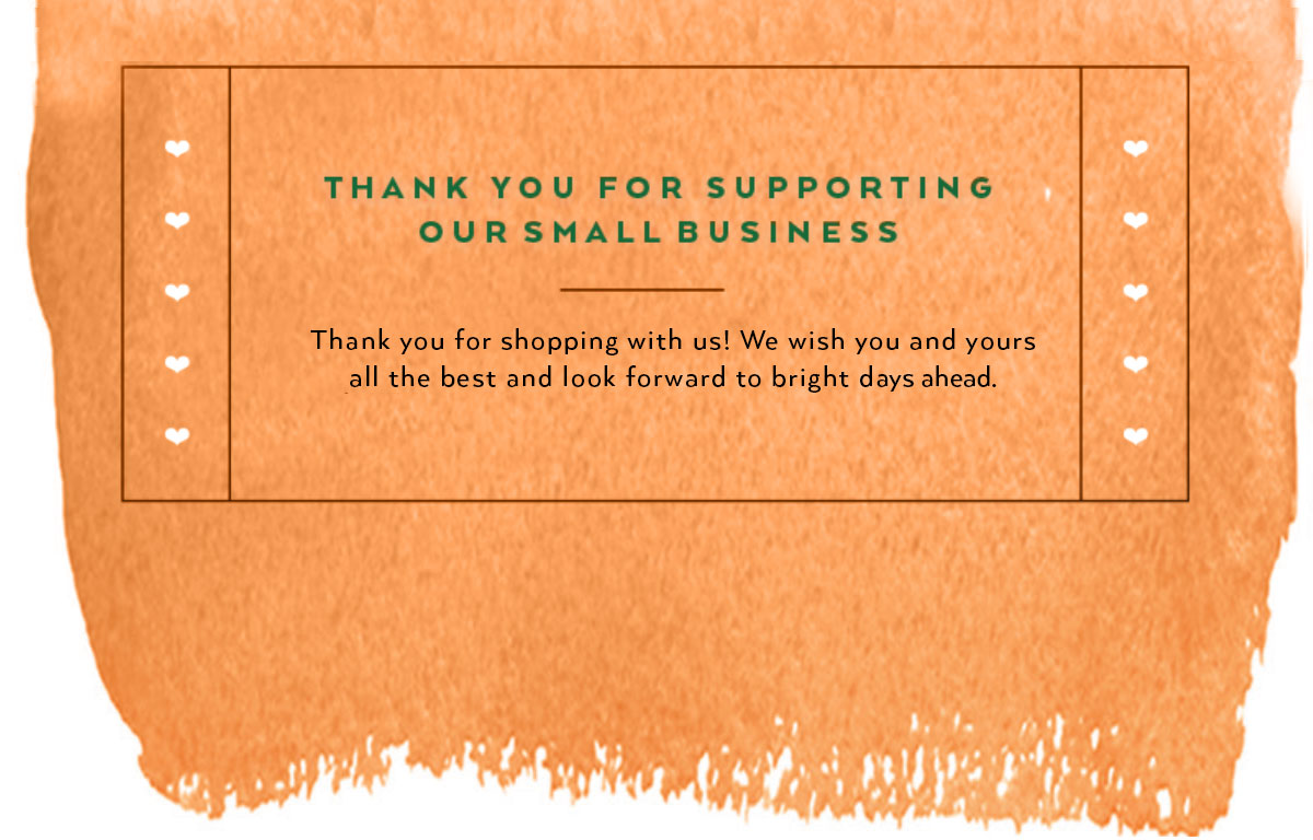 Thank You For Shopping With Us!