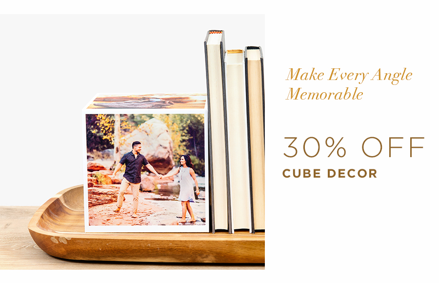 Make Every Angle Memorable 30% Off Cube Decor