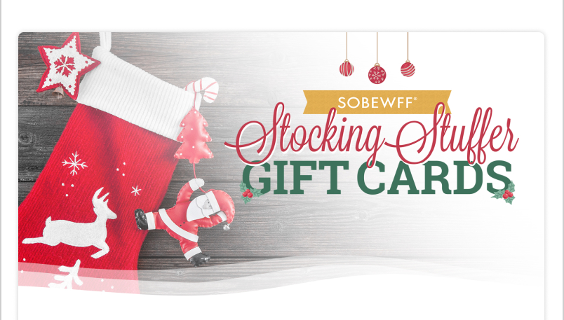SOBEWFF Stocking Stuffer Gift Cards image