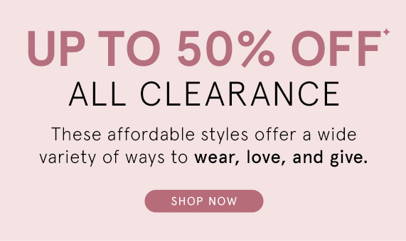 Up to 50% Off All Clearance