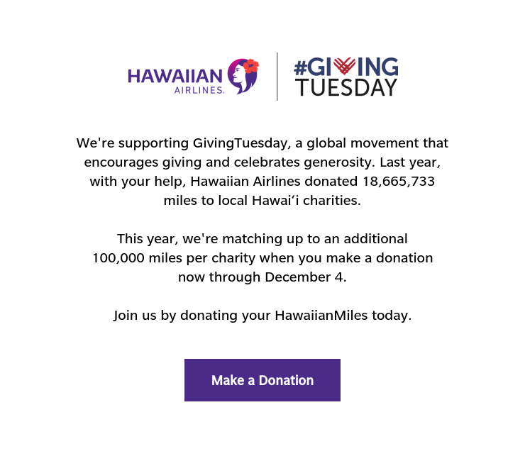 We're supporting GivingTuesday.