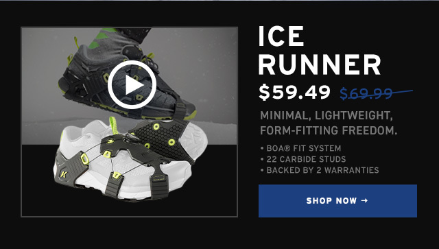 Shop Korkers Ice Runner on sale for 15% OFF - Promo Code: ADAPT15 - Shop Now