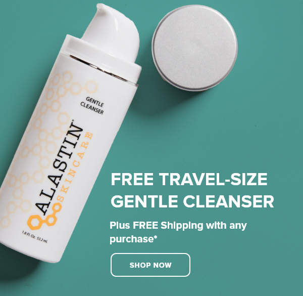 Free travel-size gentle cleanser