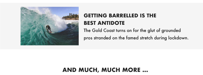 Getting Barrelled is the Best Antidote