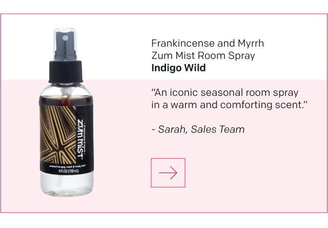 Shop Indigo Wild Frankincense and Myrrh Zum Mist Room Spray