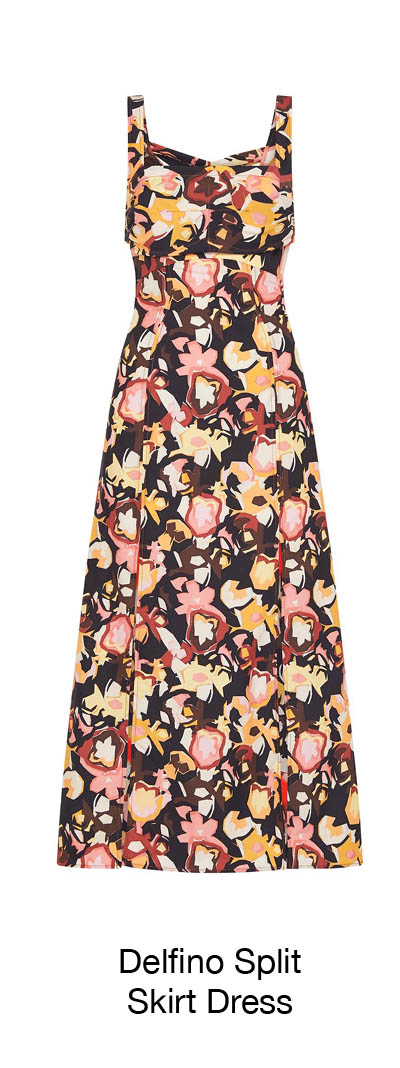 Delfino Split Skirt Dress