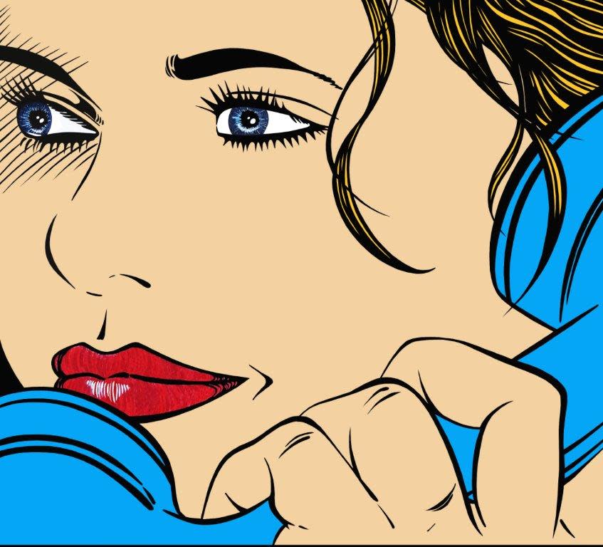 Deborah Azzopardi, I Just Called To Say..., 2020. Acrylic on 300g Paper.