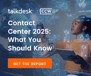 TalkDesk Contact Center 2025 Report ad