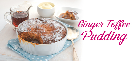 Self-Saucing Ginger Toffee Pudding