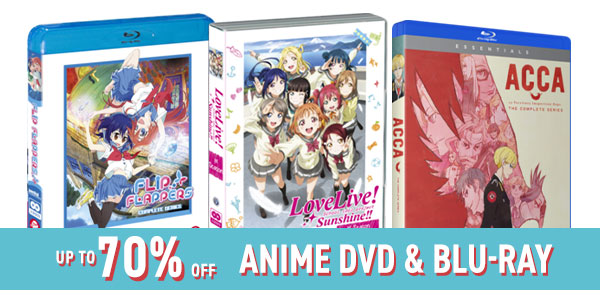 ANIME DVD & BLU-RAY (up to 70% off)