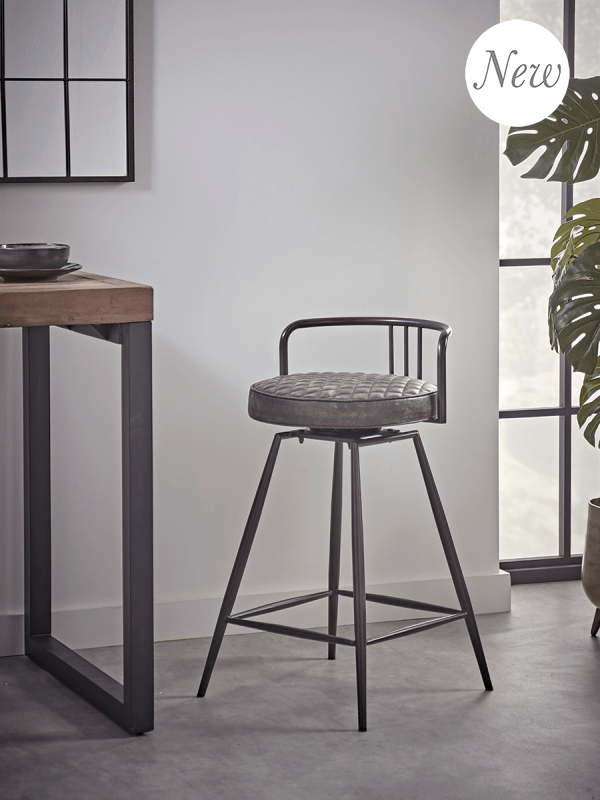 NEW Kew Counter Stool - Grey