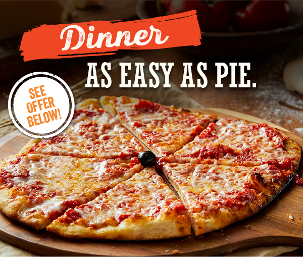 Dinner as easy as pie. Offer Below