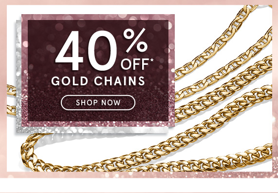 40% Off Gold Chains