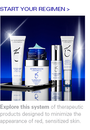 Explore this system of therapeutic products designed to minimize the appearance of red, sensitized skin.