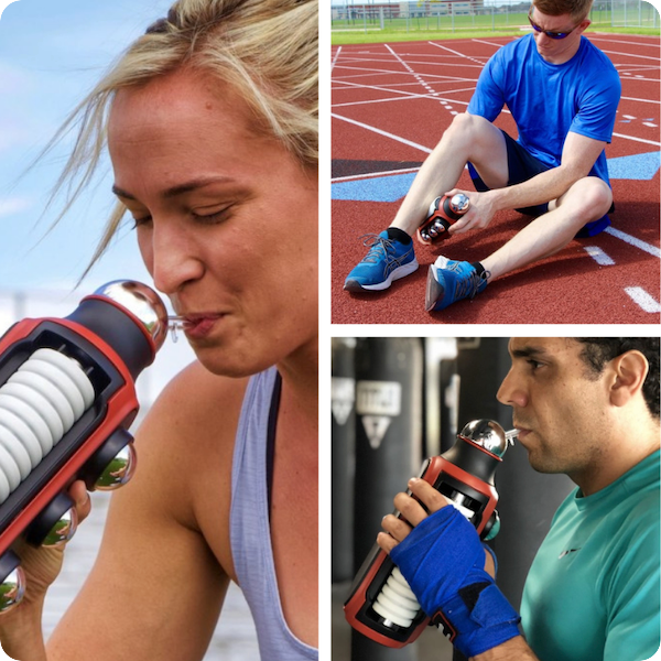 Mobility Mate self-massage water bottle is great for those who live on the go