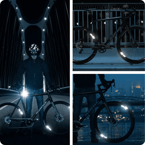 FLECTR 360 bike wheel reflector provides incredible 360? visibility