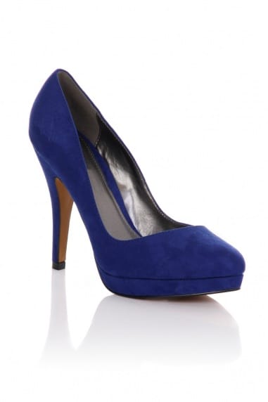 Blue Classic Stiletto Court Shoes
