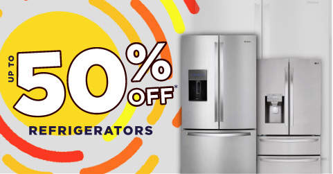 up to 50% Off Refrigerators