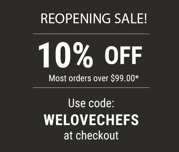 10% off almost all orders over $99.00. Until 6/12/2020