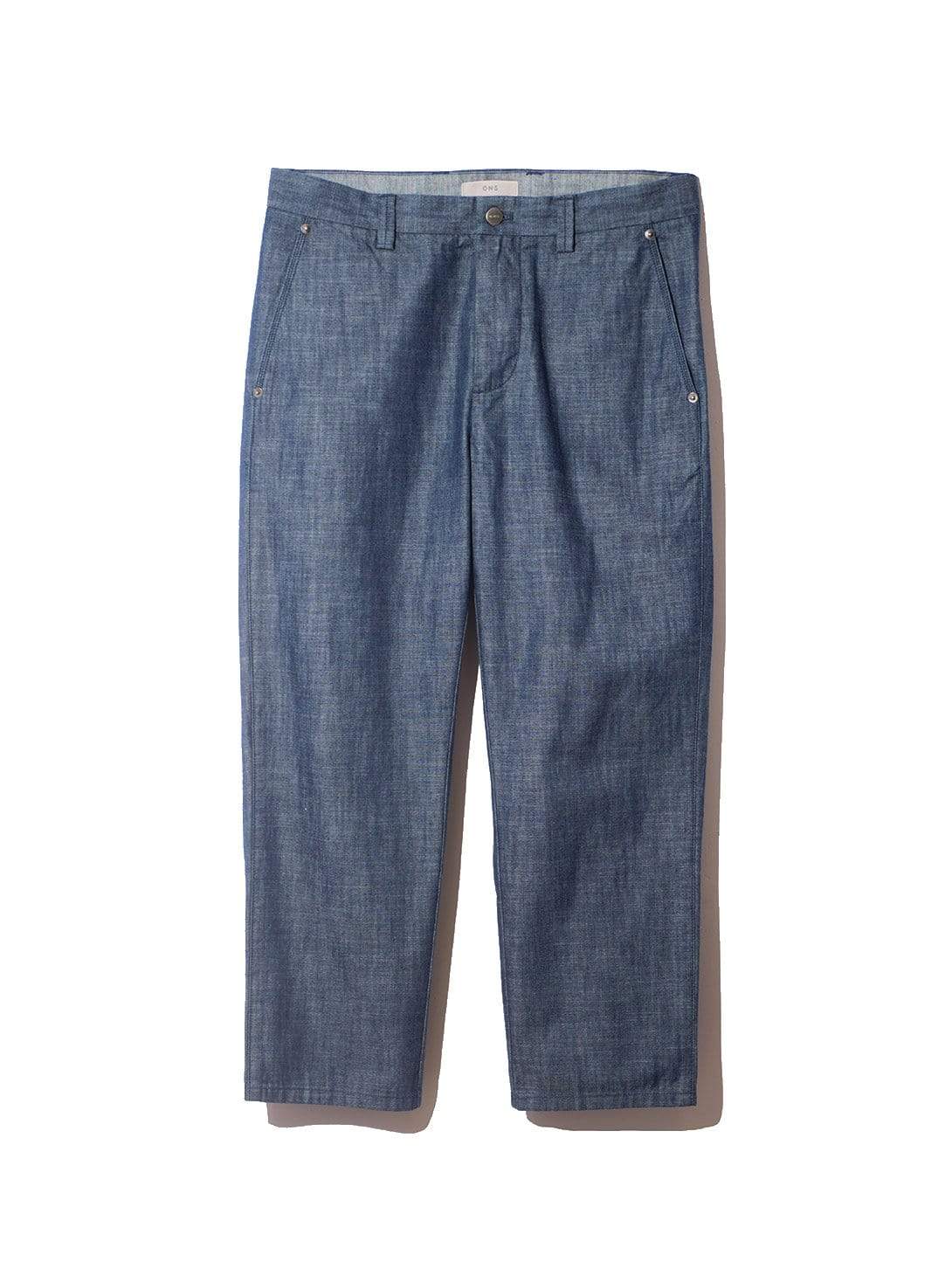 Image of Denim Trouser Pants Indigo Blue