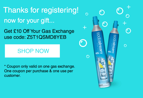 THANKS FOR REGISTERING! GET 10 OFF YOUR NEXT GAS EXCHANGE WITH CODE Z5T1QSMD8YEB