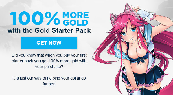100% MORE GOLD with the Gold Starter Pack