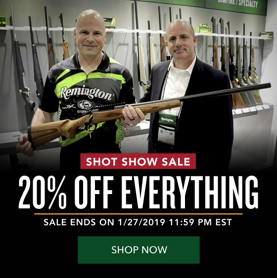20% OFF Everything - Shot Show Sale