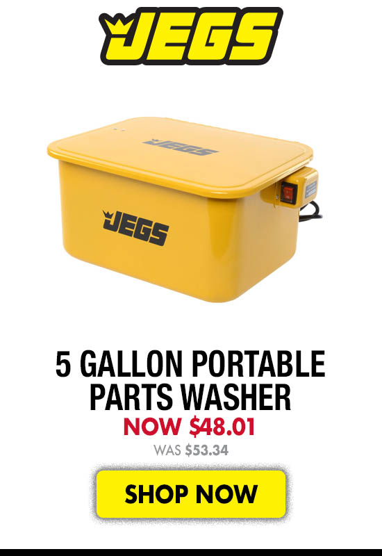 JEGS 5 Gallon Portable Parts Washer - Was $53.34 Now $48.01