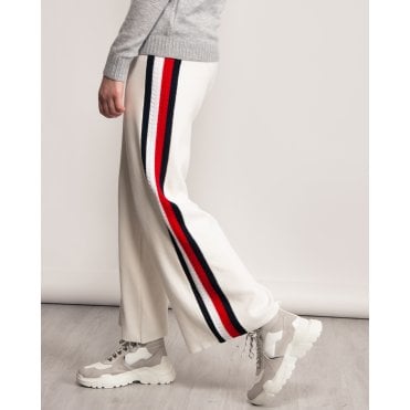 Tommy Hilfiger Stripe Side Stripe Wide Womens Pants
