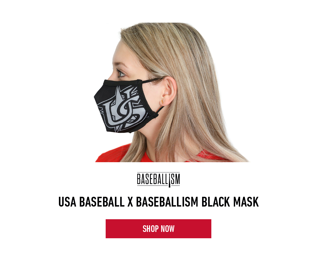 Baseballism Black Face Mask