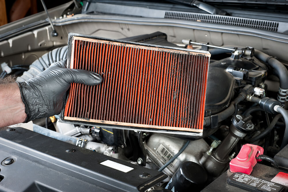 Dirty Air Filter Replacement