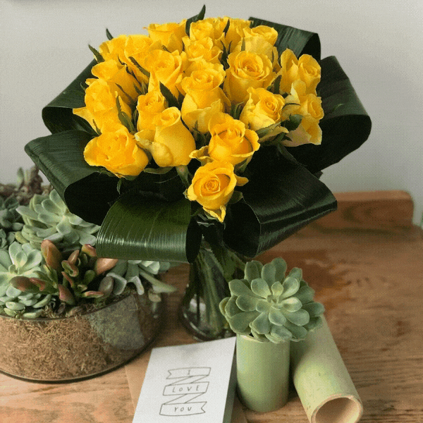 Friendship Yellow Roses