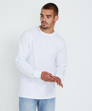 General Pants Co. Basics - Long Sleeve T-shirt White
