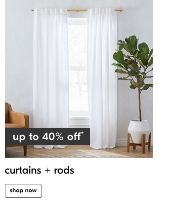 curtains + rods