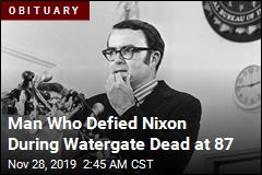 Man Who Defied Nixon During Watergate Dead at 87