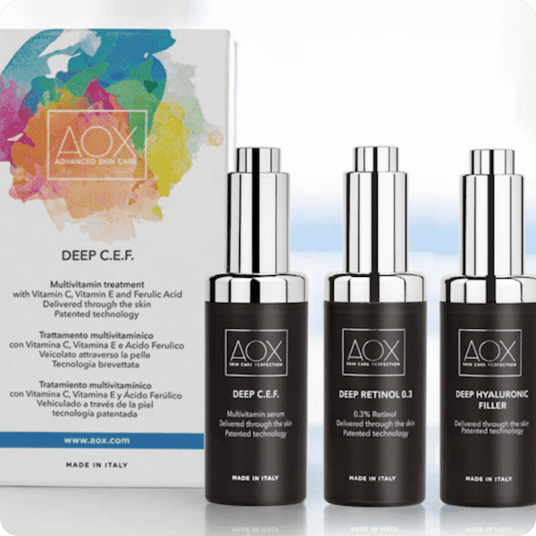AOX Deep Delivery System uses anti aging technology with proven effectiveness