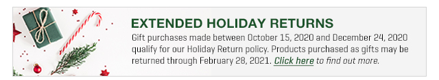 Extended Holiday Returns
