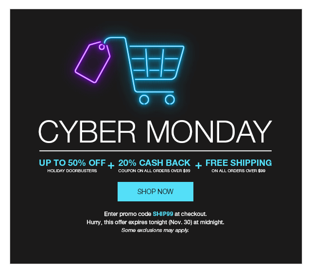 Shop Cyber Monday Savings
