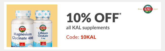 10 off* KAL supplements - Code: 10KAL