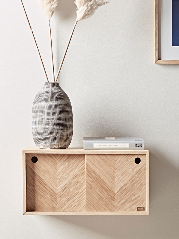 Herringbone Oak Parquet Shelf