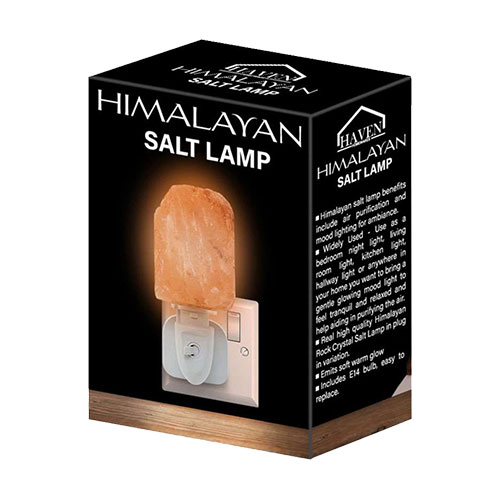 Himalayan Rock Salt Plug-In Light - Only ?10.99