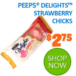 PEEPS STRAWBERRY DELIGHT DIPPED CHICKS